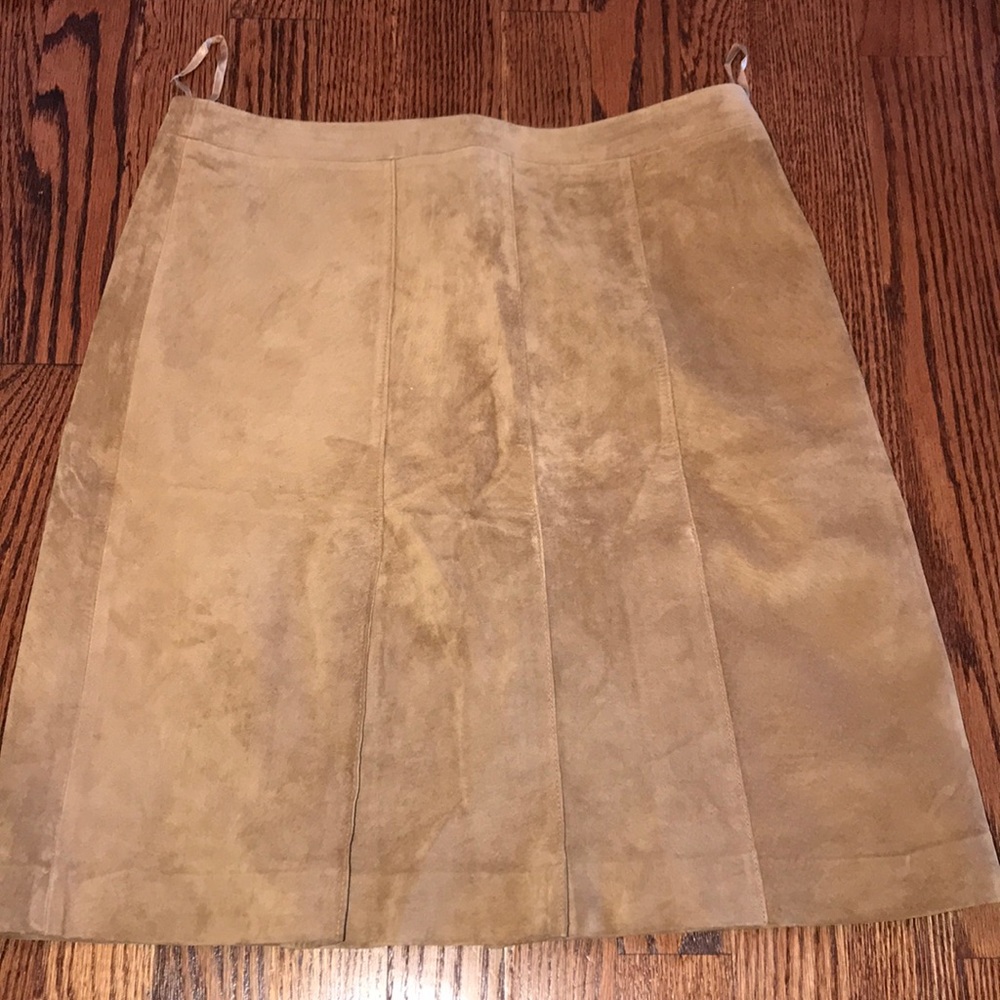Ann Taylor Loft Leather Skirt
